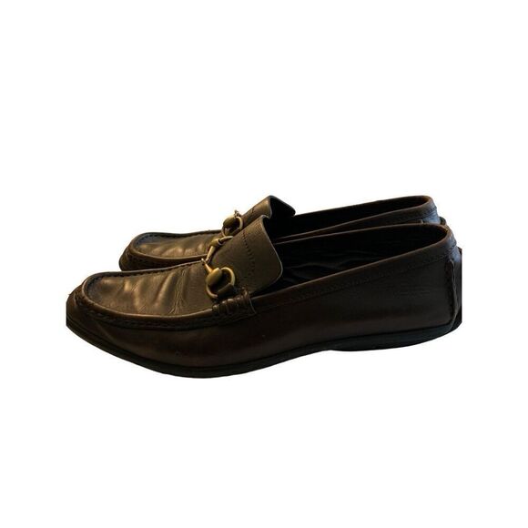 Gucci Horsebit brown leather loafers slip on men\'s size 10.5 main image 11